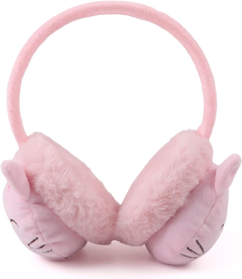 Pesaat Fluffy Ear Muff for Women Plush Earmuffs Kids Winter Earmuffs Girls Boys Cold Weather Ear Warmer - Image 2